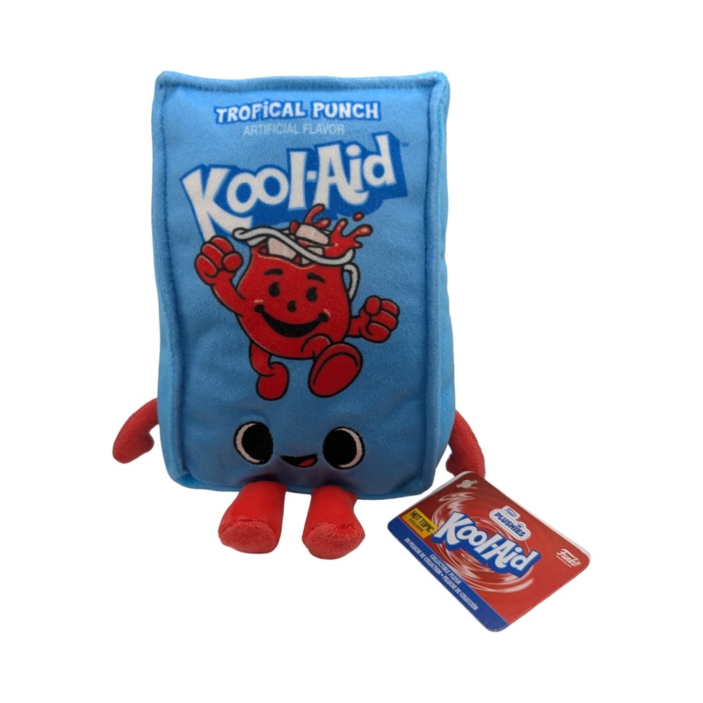 Funko Kool-Aid Tropical Punch Plush Hot Topic Exclusive 2020 Blue Packet NWT